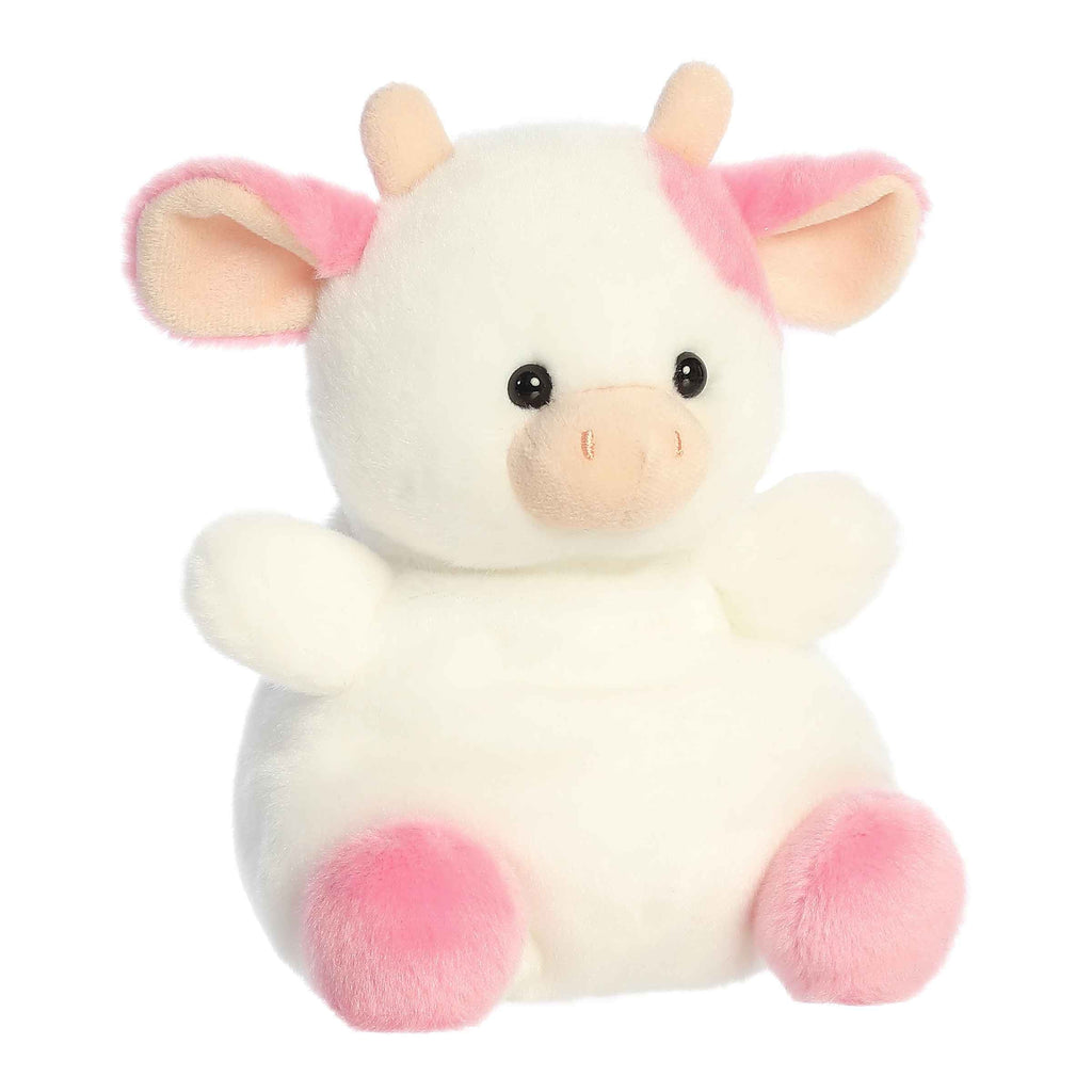 Aurora Palm Pals Belle Strawberry Cow 8 inch Plush Stuffed Animal Toy