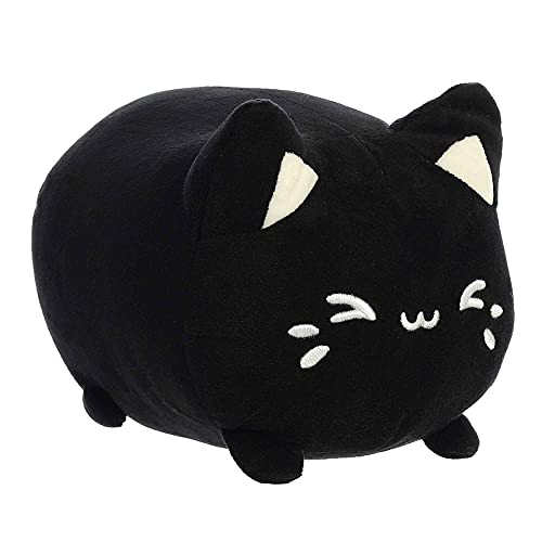 Aurora Tasty Peach Aurora 7" Black Sesame Meowchi 14272 Plush Stuffed Animal Toy
