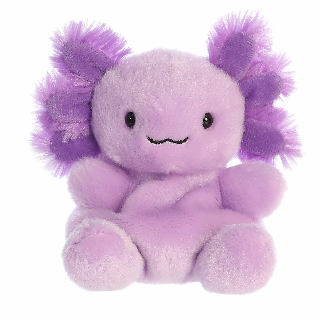 Aurora Palm Pals Xavier Purple Axolotl 5 inch Plush Stuffed Animal Toy #34044