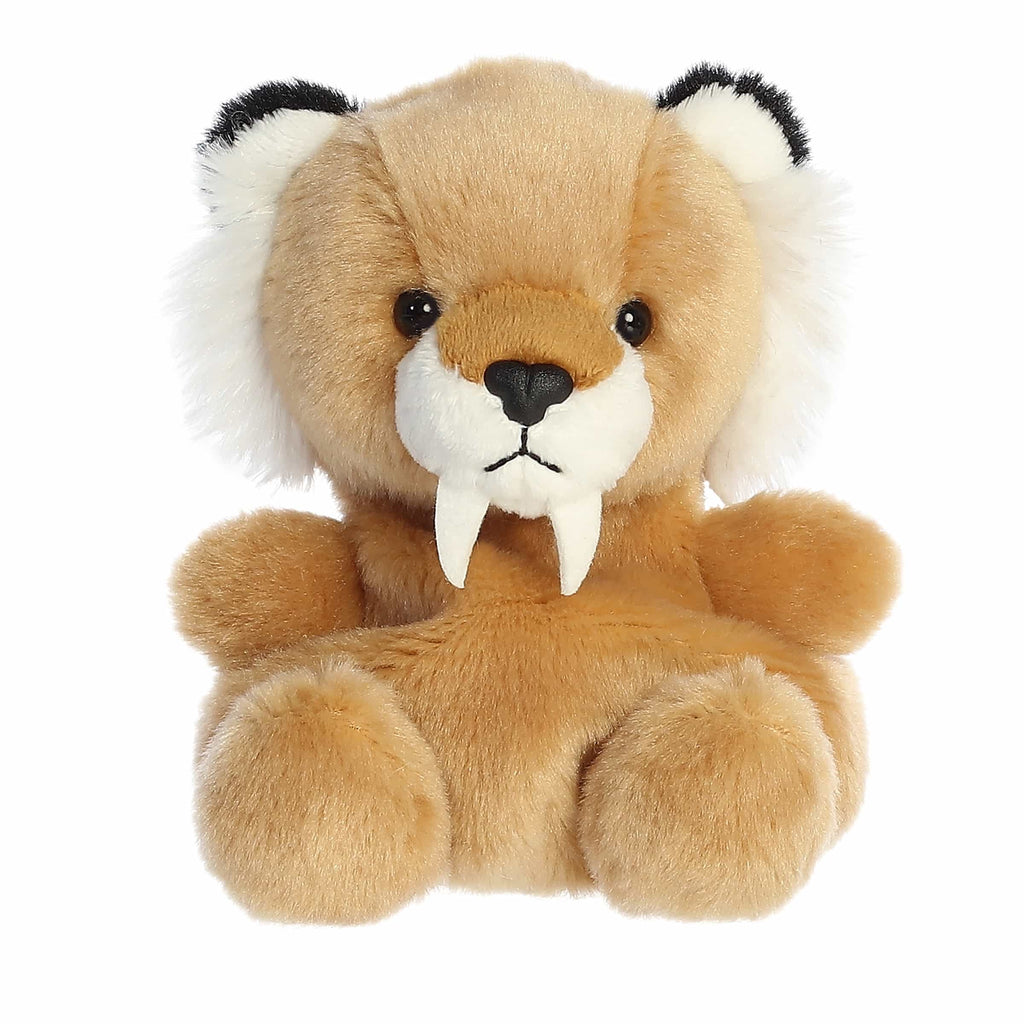Aurora Palm Pals Ash Saber Tooth Tiger 5 inch Plush Stuffed Animal Toy #34048