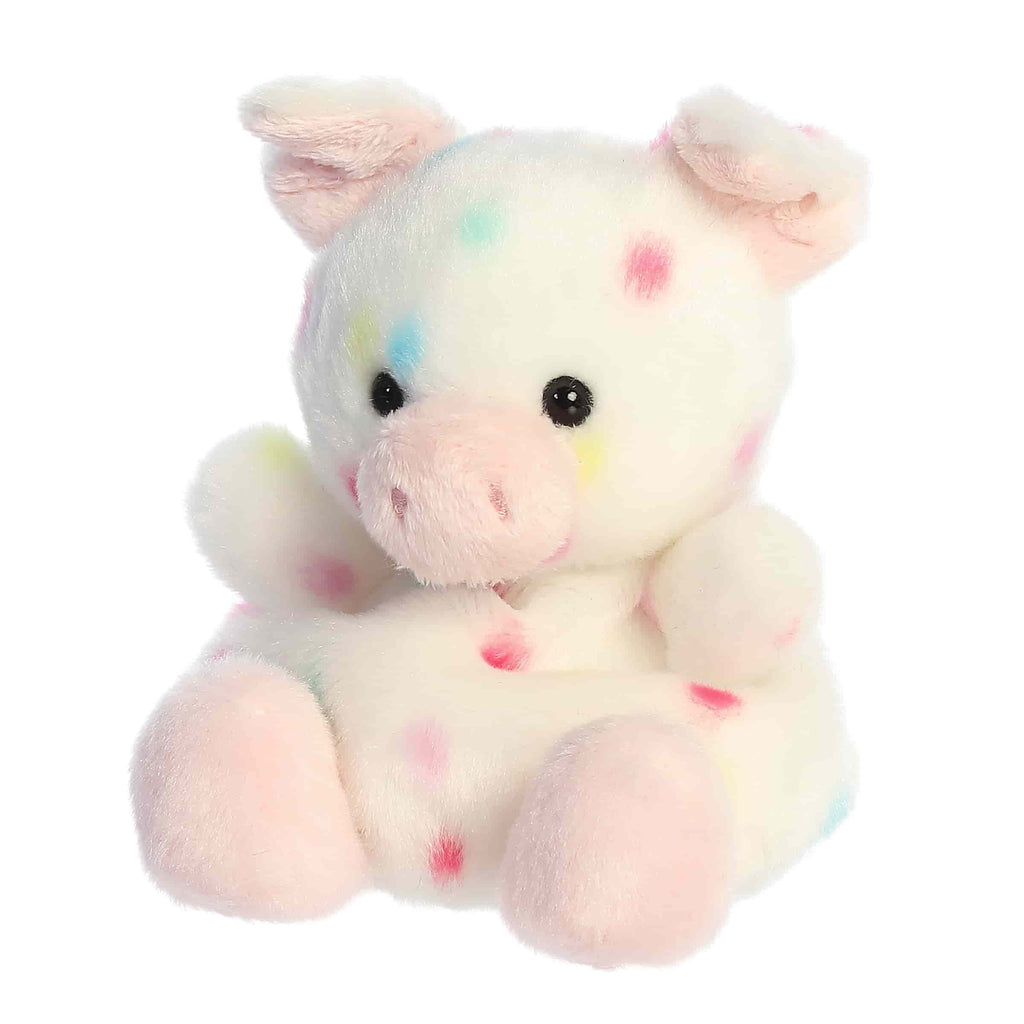 Aurora Palm Pals Patsy Funfetti Pig 5 inch Plush Stuffed Animal Toy