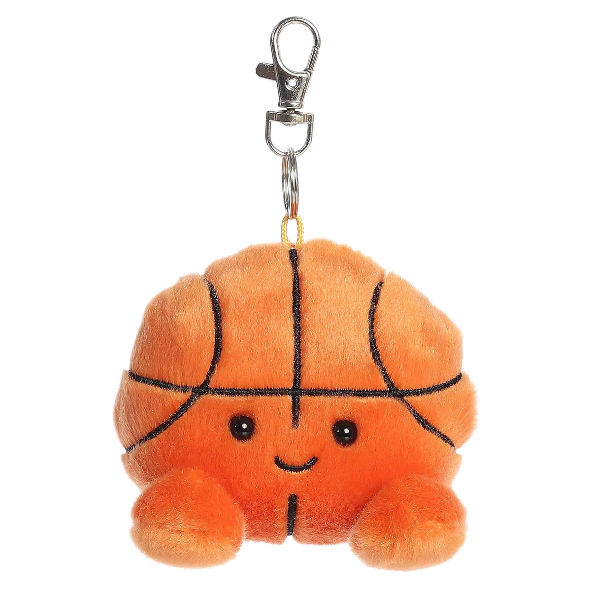 Aurora Palm Pals Hoops Basketball Clip-On 4 inch Plush Stuffed Animal Toy