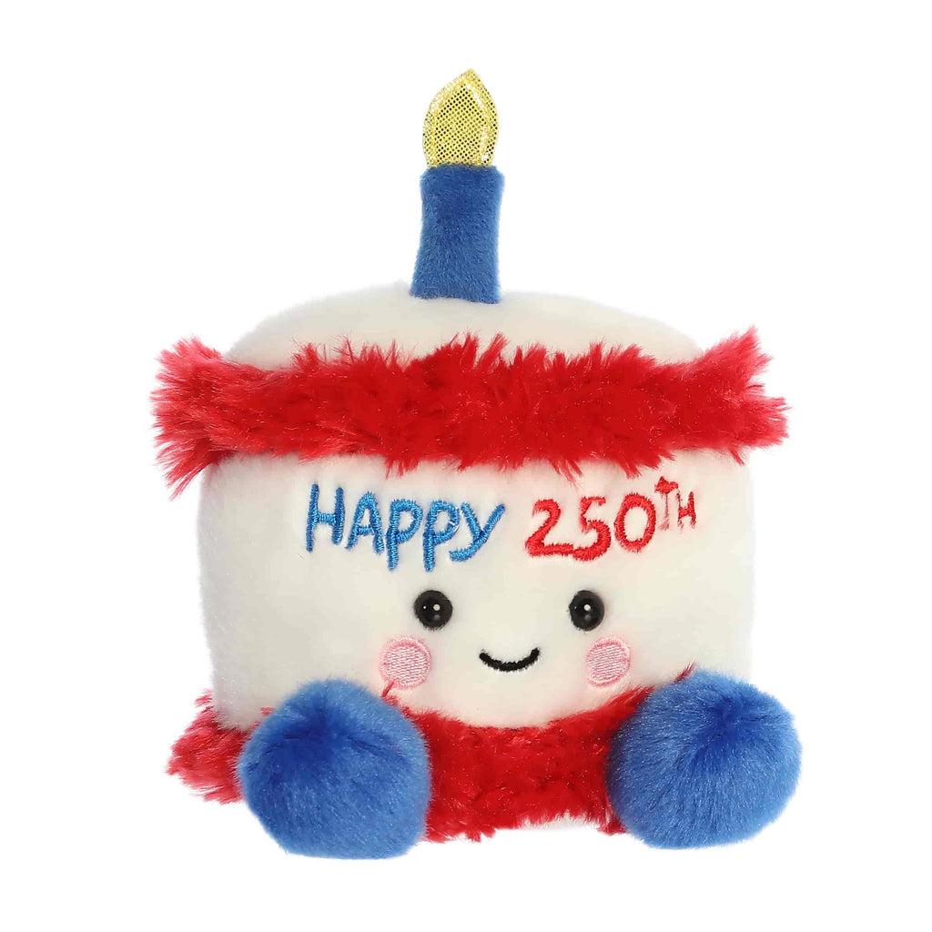 Aurora Palm Pals America B'Day Cake 5 inch Plush Stuffed Animal Toy