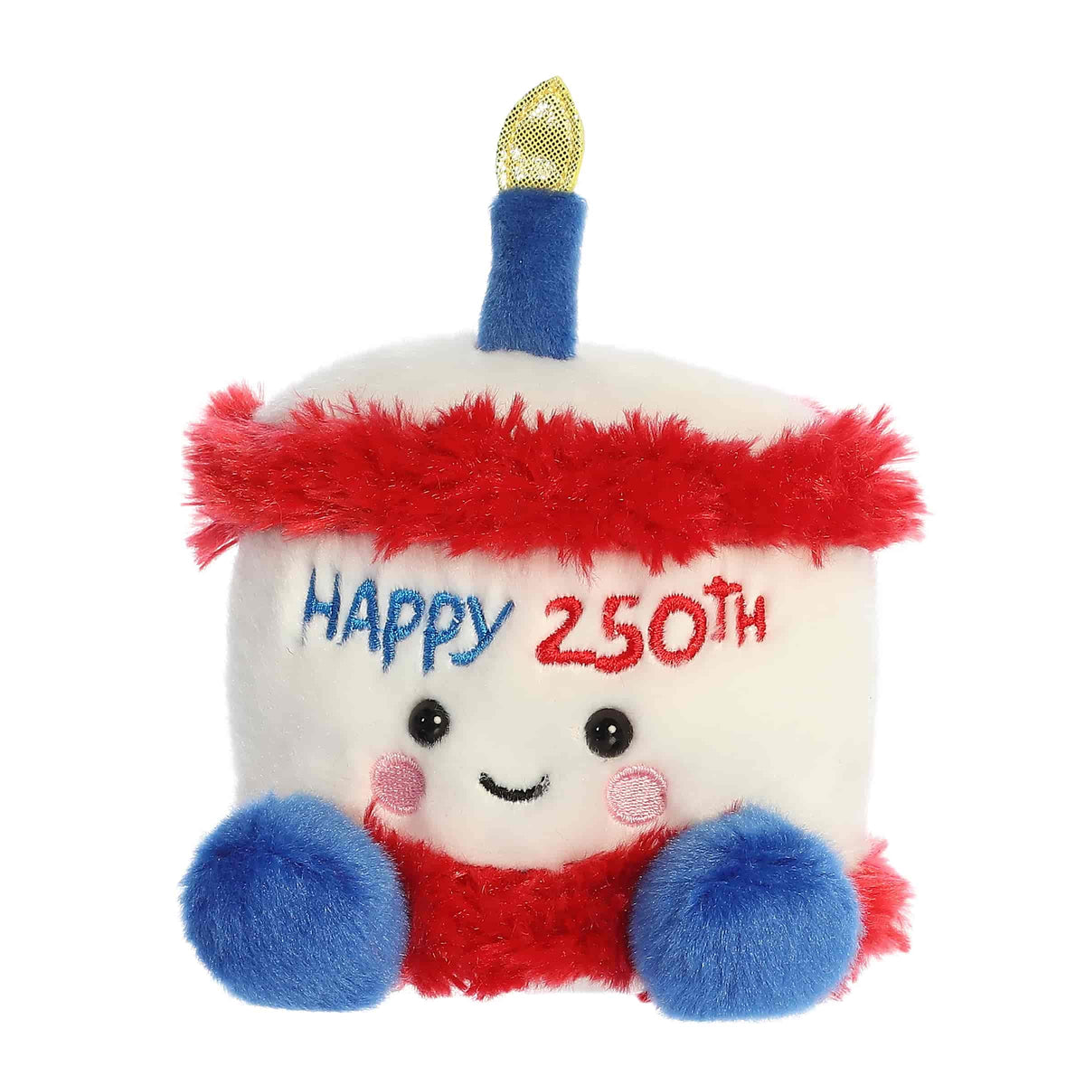 Aurora Palm Pals America B'Day Cake 5 inch Plush Stuffed Animal Toy