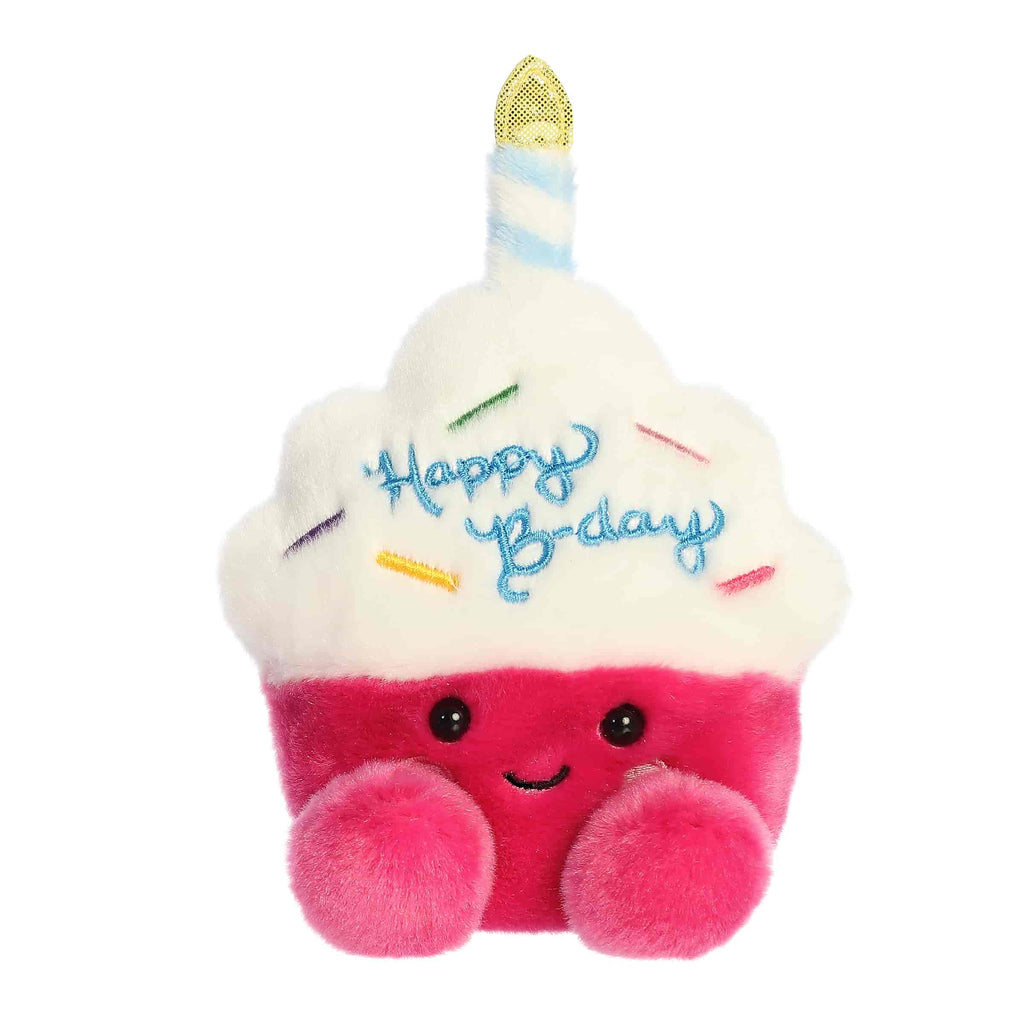 Aurora Palm Pals Sparkle Birthday Cupcake 5 inch Plush Stuffed Animal Toy #34168