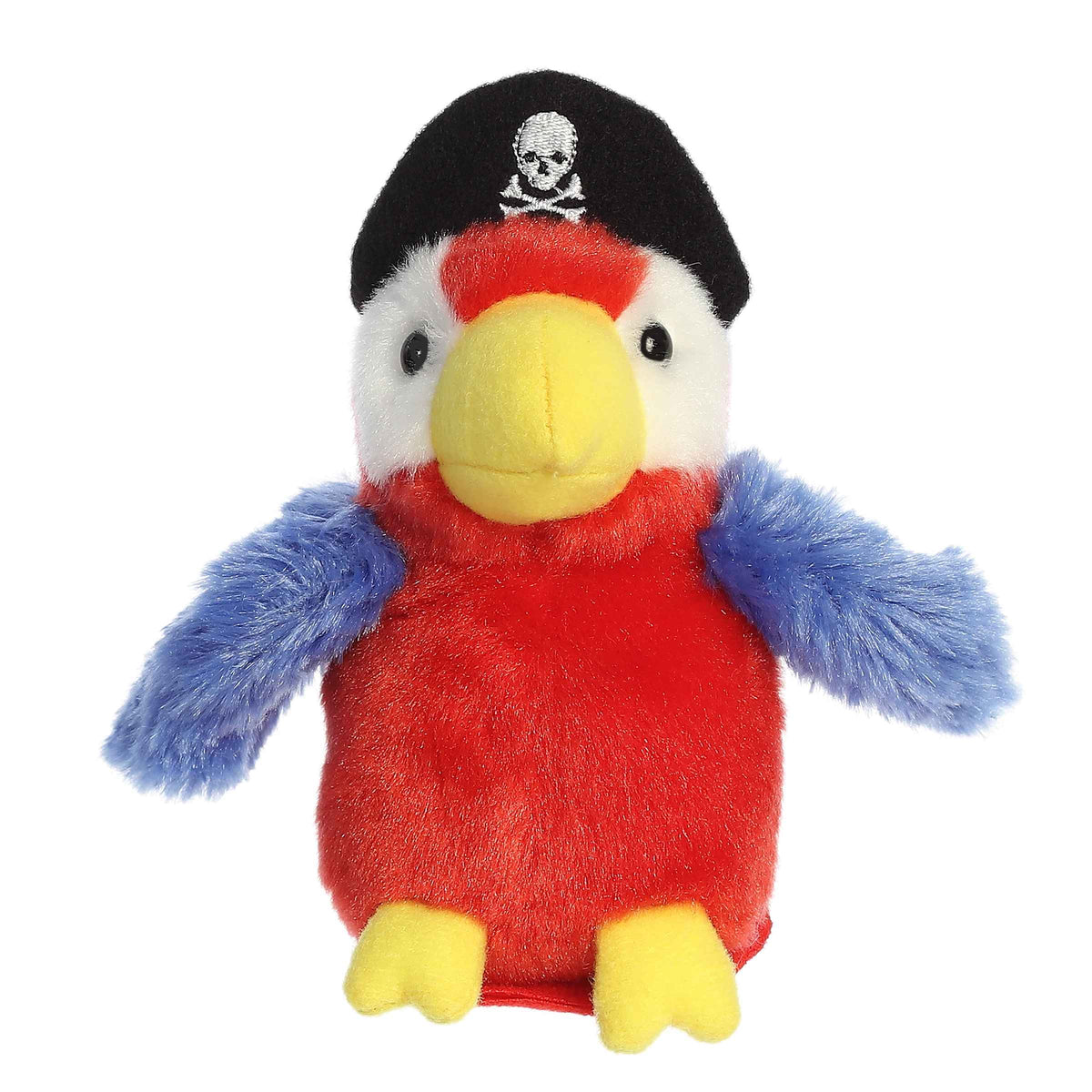 Aurora Shoulderkins Swashbuckler Parrot 5 inch Plush Stuffed Animal Toy
