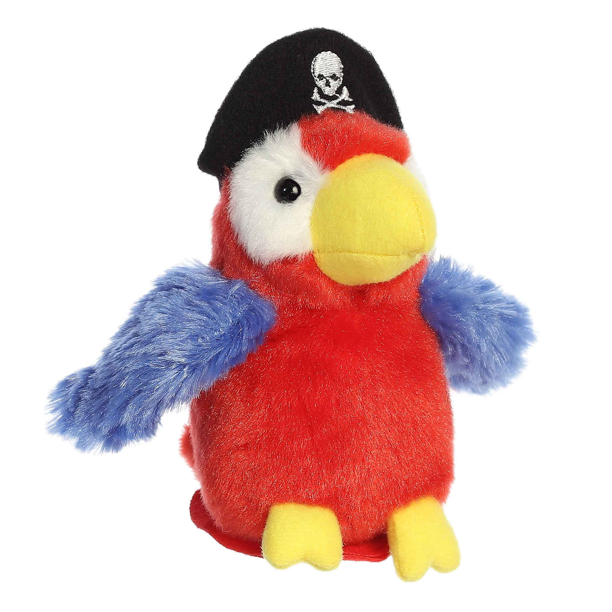 Aurora Shoulderkins Swashbuckler Parrot 5 inch Plush Stuffed Animal Toy