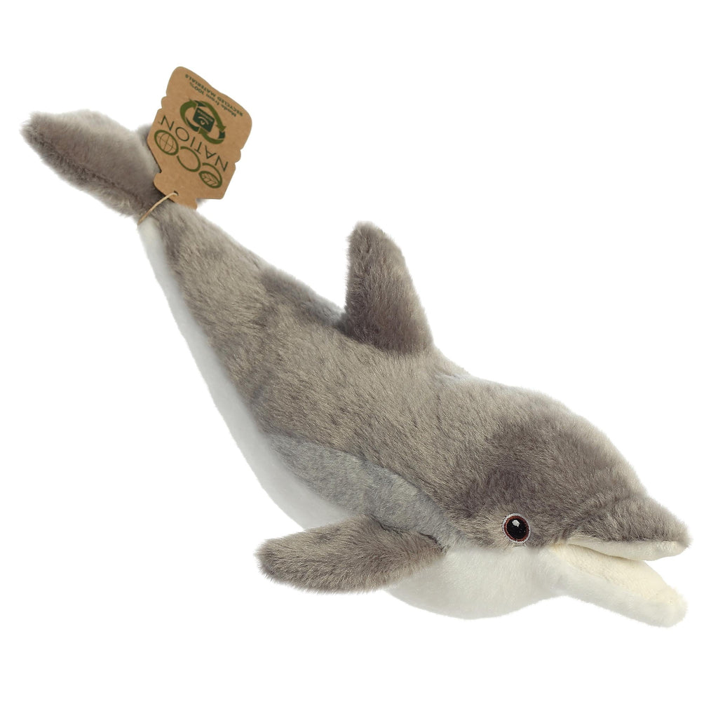 Aurora Eco Nation Dolphin 15 inch Plush Stuffed Animal Toy