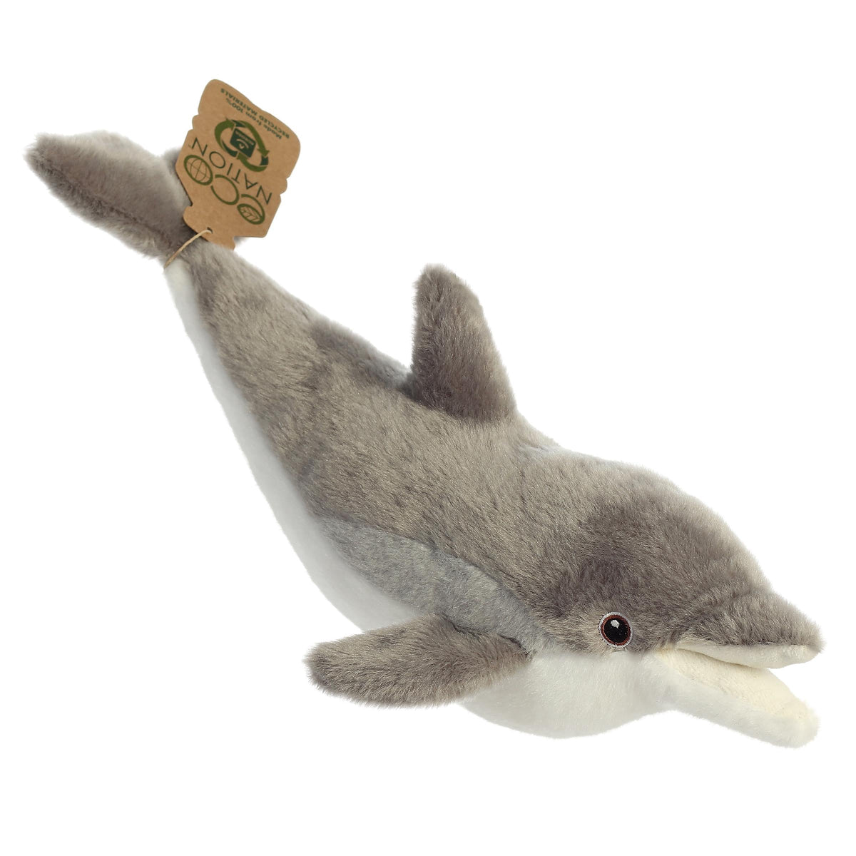 Aurora Eco Nation Dolphin 15 inch Plush Stuffed Animal Toy