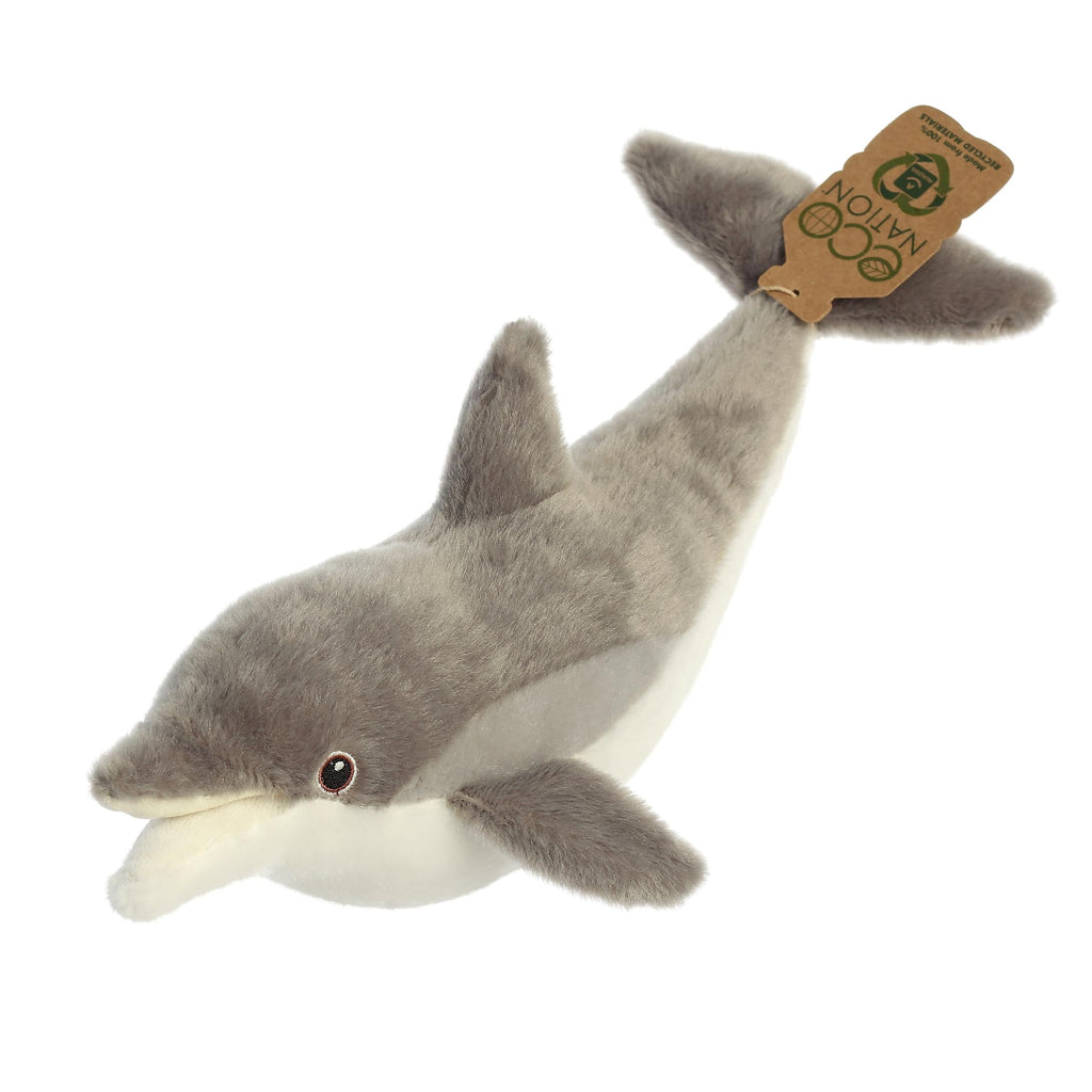 Aurora Eco Nation Dolphin 15 inch Plush Stuffed Animal Toy