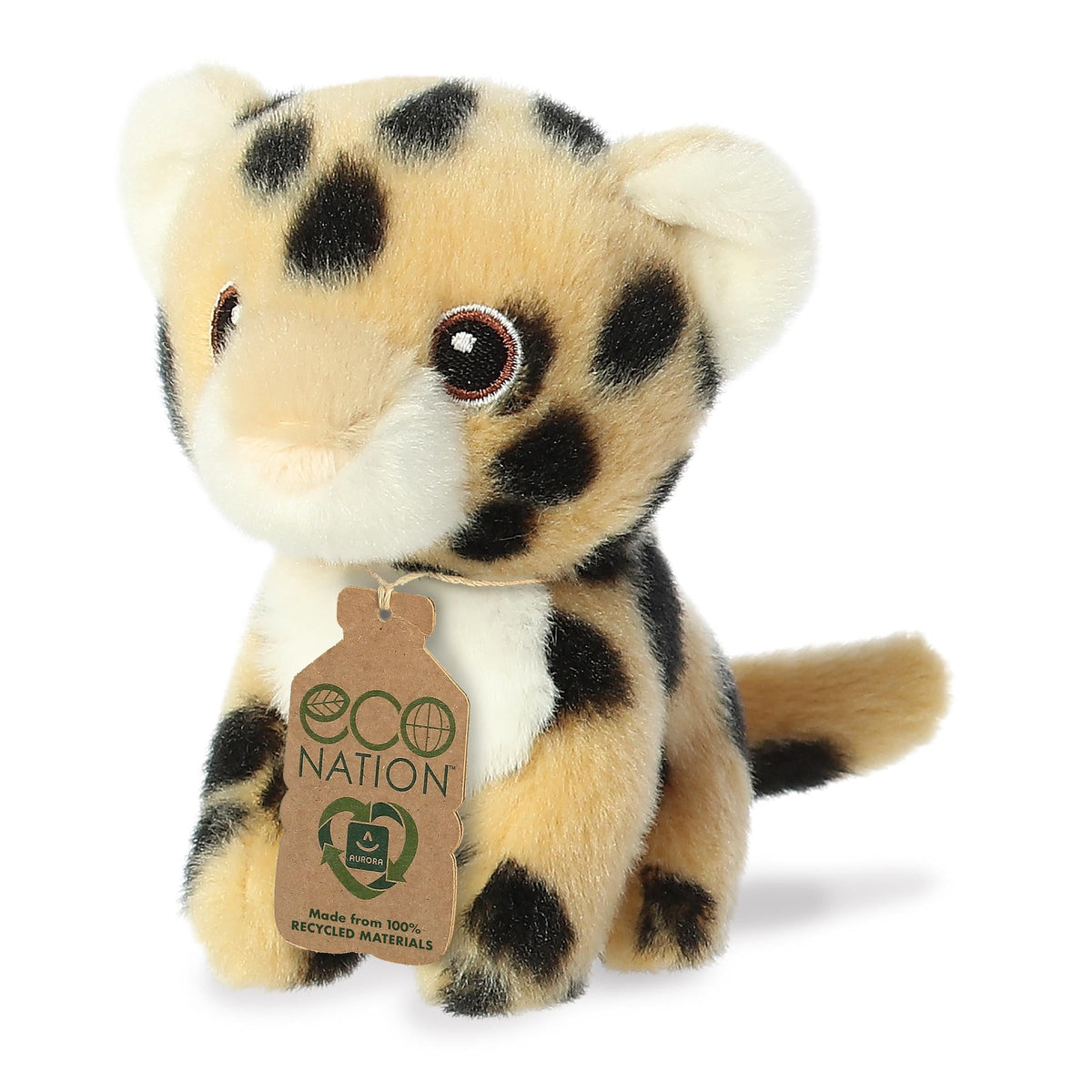 Aurora Eco Nation Mini Cheetah 5 inch Plush Stuffed Animal Toy