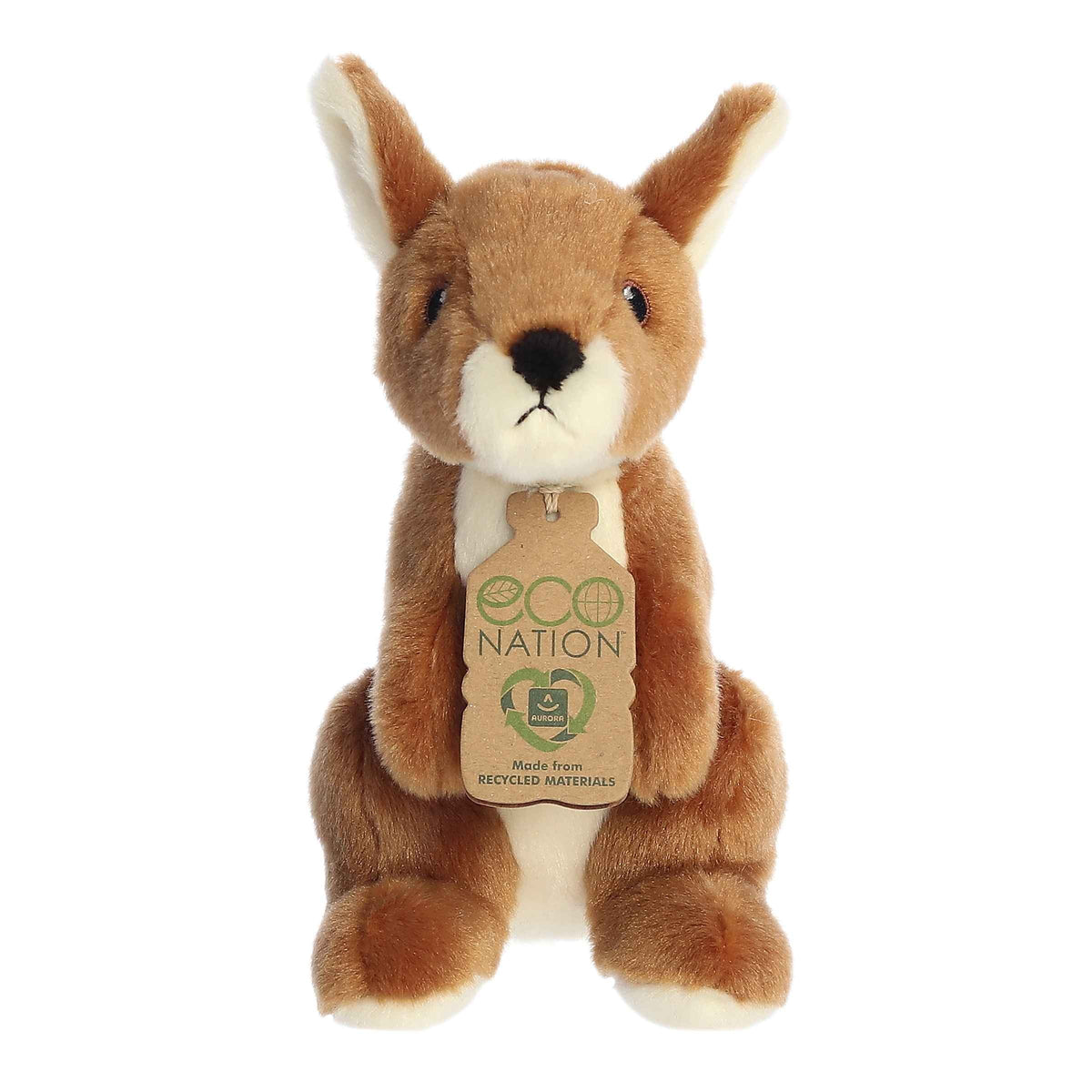 Aurora Eco Nation Eco Softies Kangaroo 8 inch Plush Stuffed Animal Toy