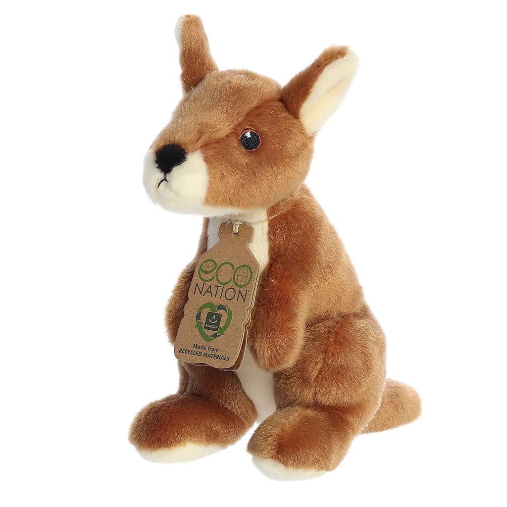 Aurora Eco Nation Eco Softies Kangaroo 8 inch Plush Stuffed Animal Toy