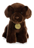 Aurora Miyoni - 11" Chocolate Lab Pup 26379 Plush Stuffed Animal Toy