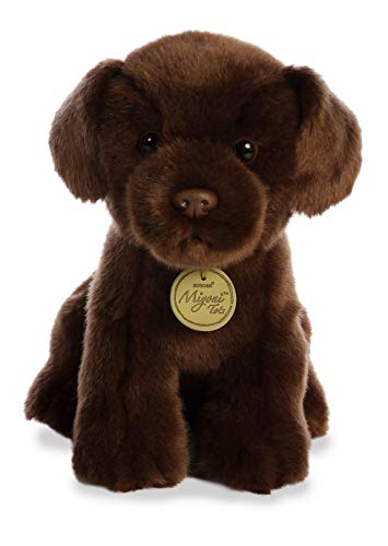 Aurora Miyoni - 11" Chocolate Lab Pup 26379 Plush Stuffed Animal Toy