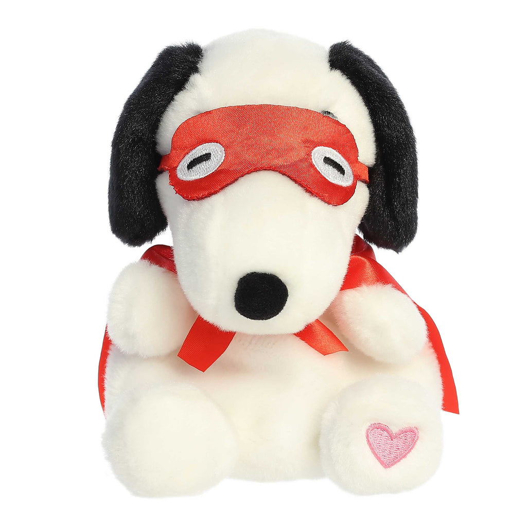 Aurora Peanuts Palm Pals Snoopy Kissing Bandit 5 inch Plush Stuffed Animal Toy #40463