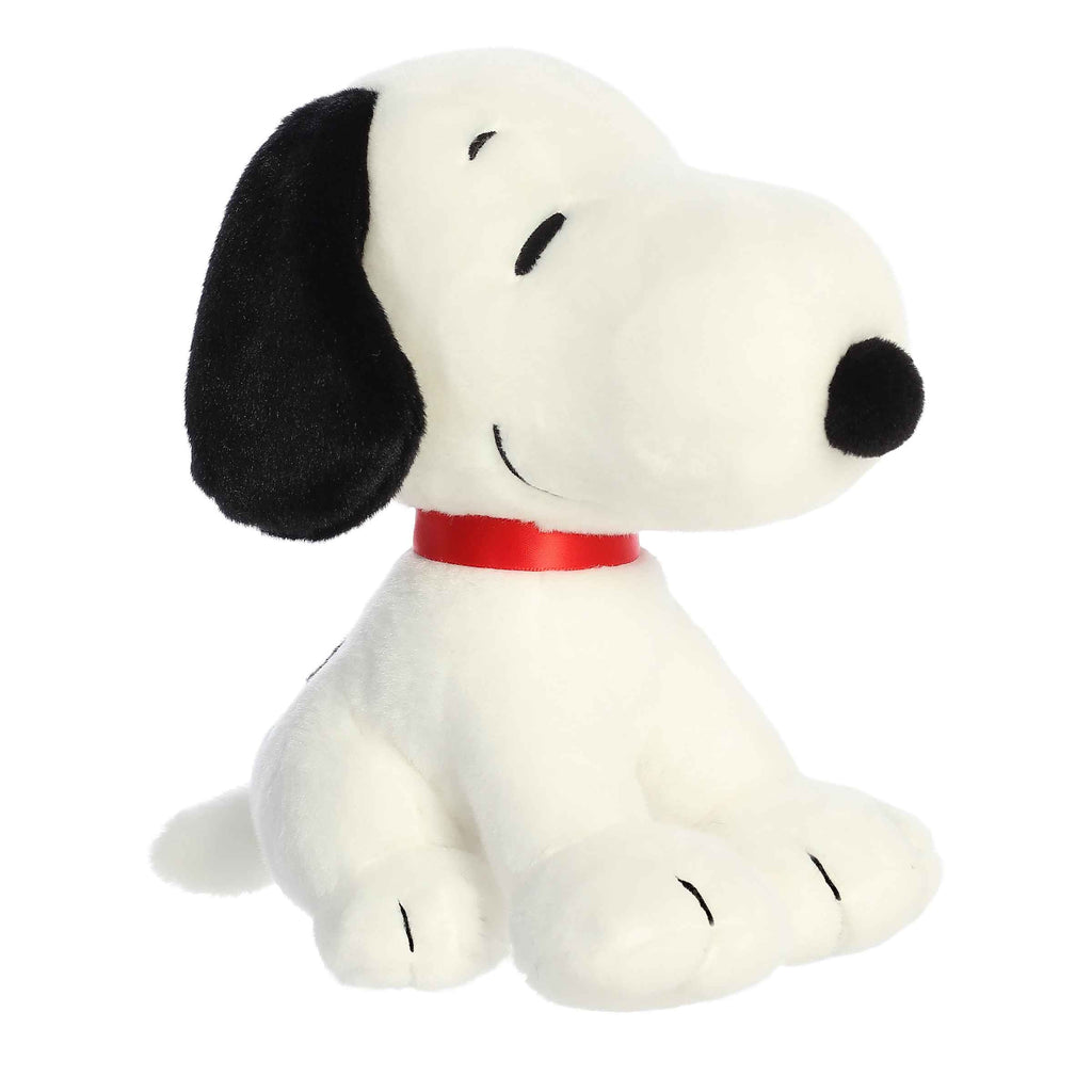 Aurora Peanuts Seated Snoopy 9 inch Plush Stuffed Animal Toy