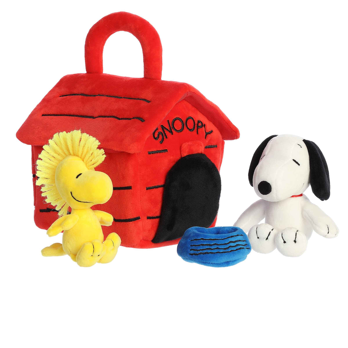 Aurora Peanuts Snoopy's Dog House Playset 8 inch Plush Stuffed Animal Toy