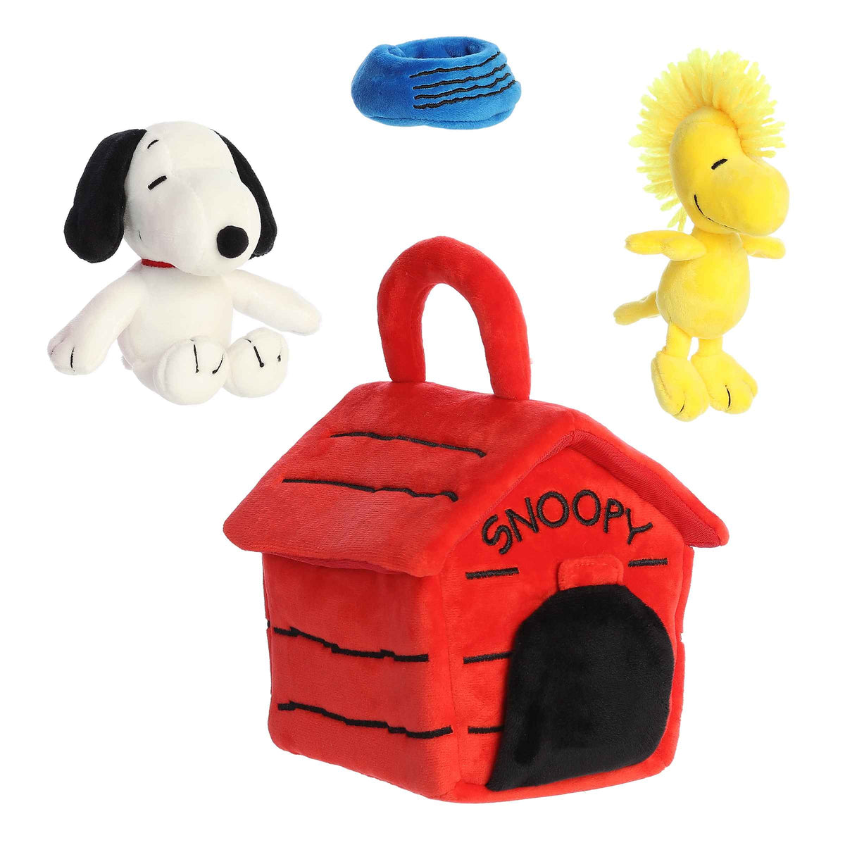 Aurora Peanuts Snoopy's Dog House Playset 8 inch Plush Stuffed Animal Toy