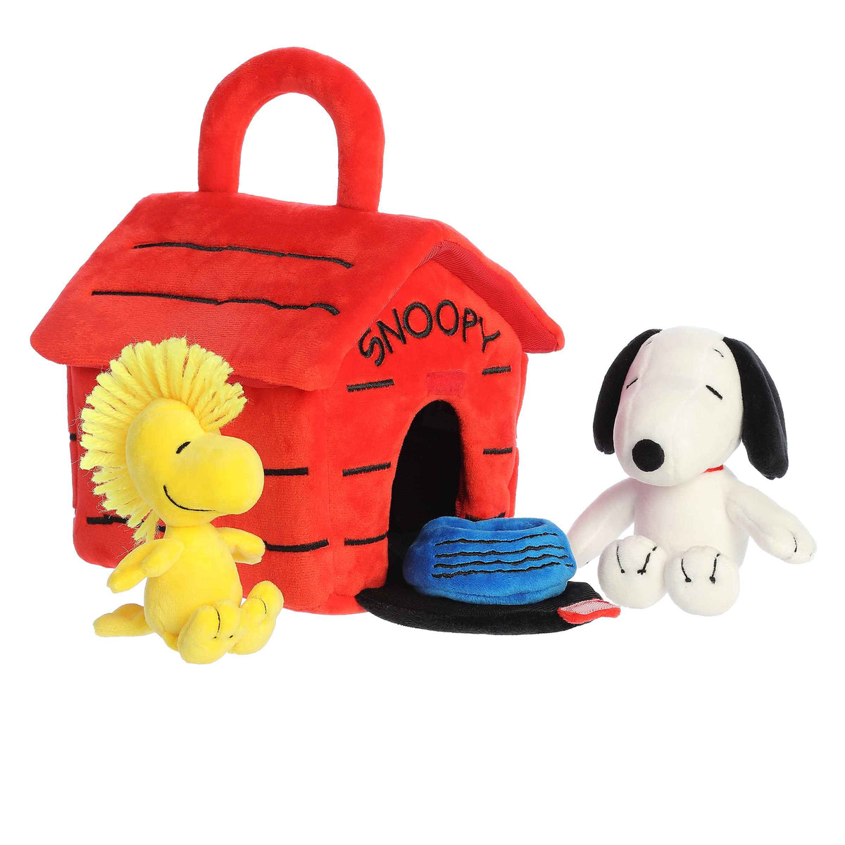 Aurora Peanuts Snoopy's Dog House Playset 8 inch Plush Stuffed Animal Toy