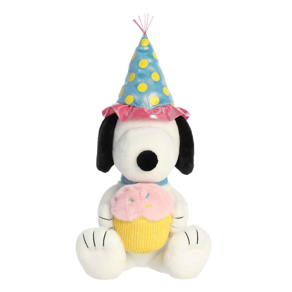 Aurora Peanuts Birthday Snoopy 12 inch Plush Stuffed Animal Toy