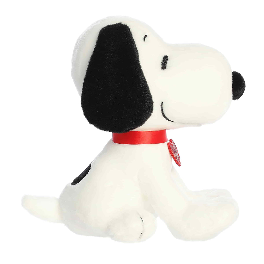 Aurora Peanuts Snoopy Heart Tag 9 inch Plush Stuffed Animal Toy