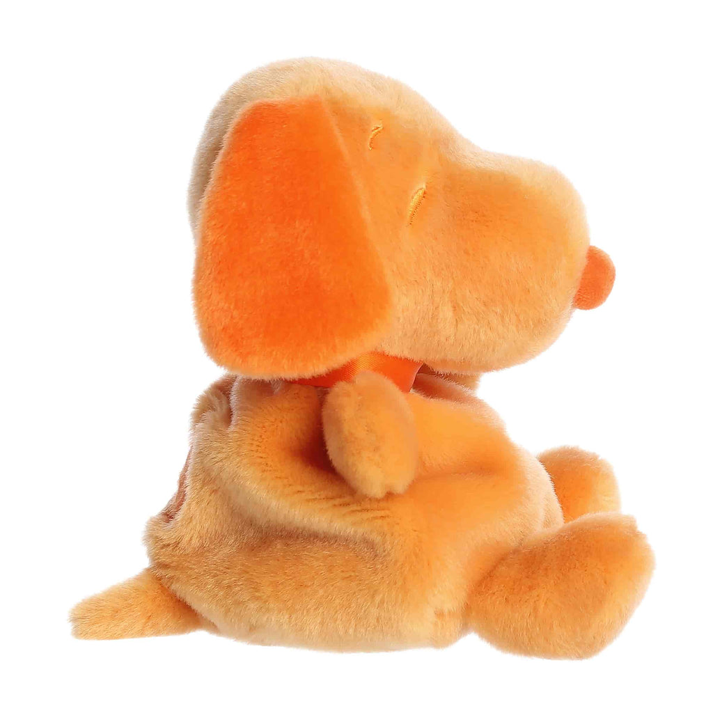 Aurora Peanuts Palm Pals Snoopy Orange 5 inch Plush Stuffed Animal Toy