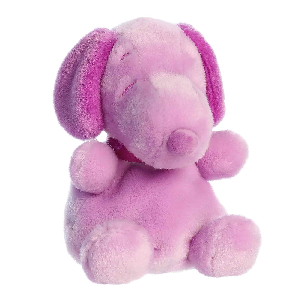 Aurora Peanuts Palm Pals Snoopy Purple 5 inch Plush Stuffed Animal Toy
