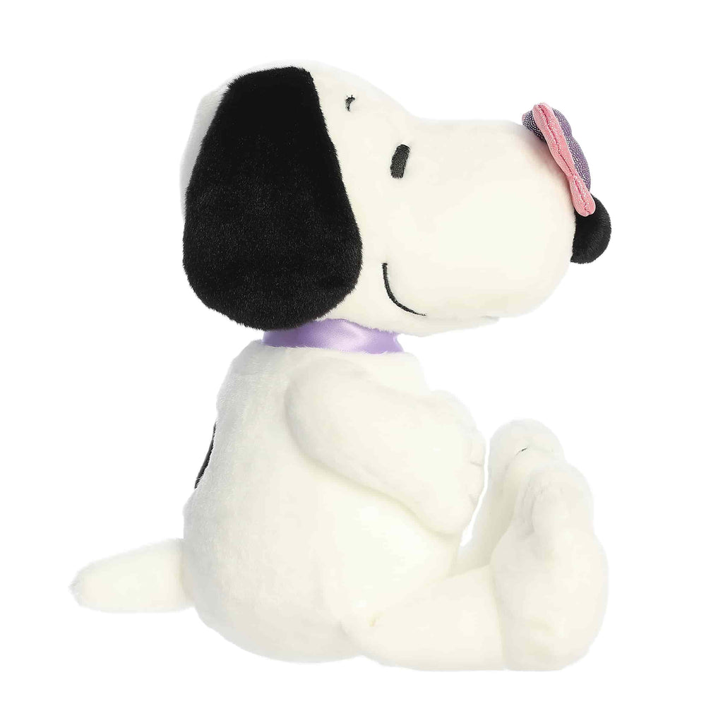 Aurora Peanuts Pink Butterfly Snoopy 11 inch Plush Stuffed Animal Toy