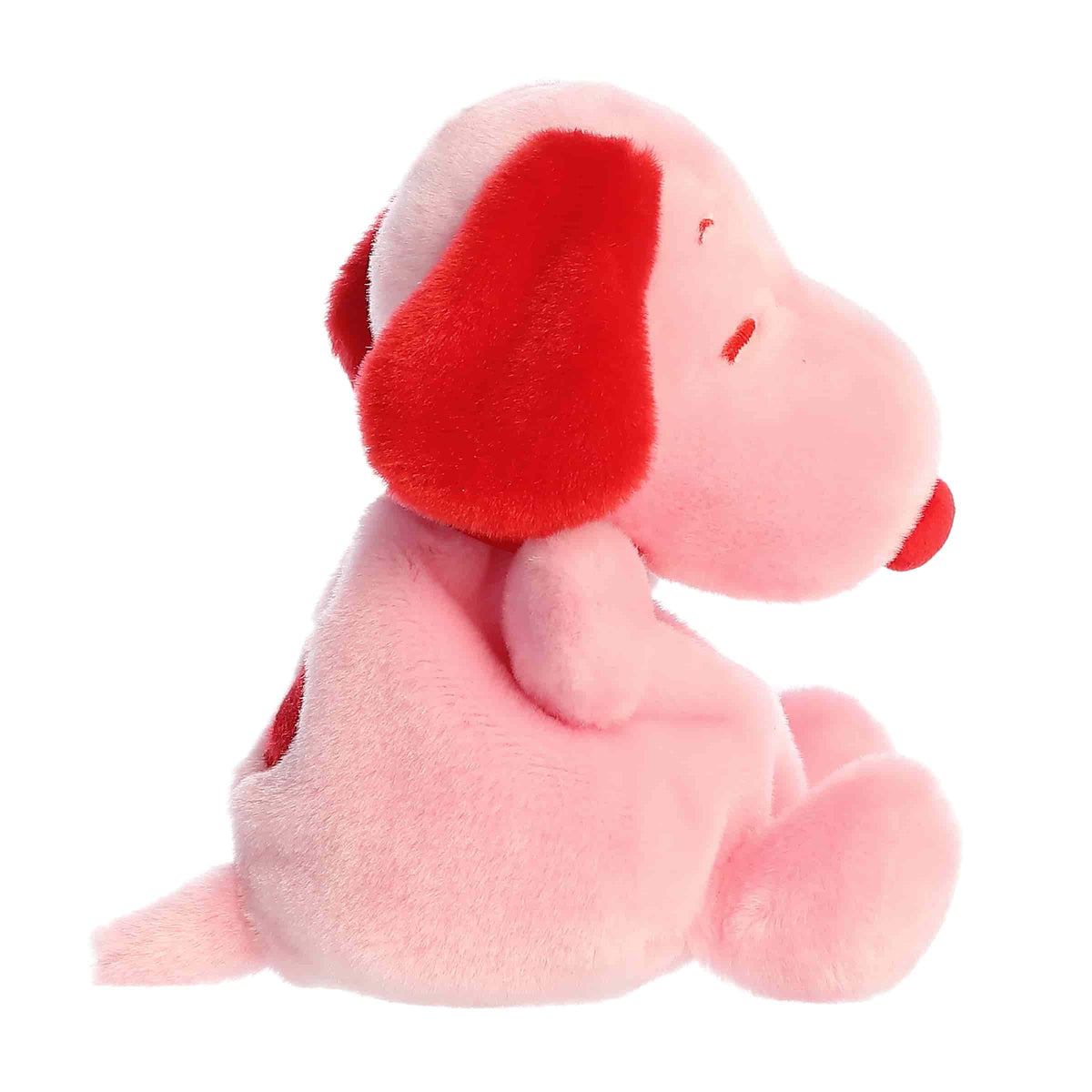 Aurora Palm Pals Valentine Snoopy Red Pink 5 inch Plush Stuffed Animal Toy
