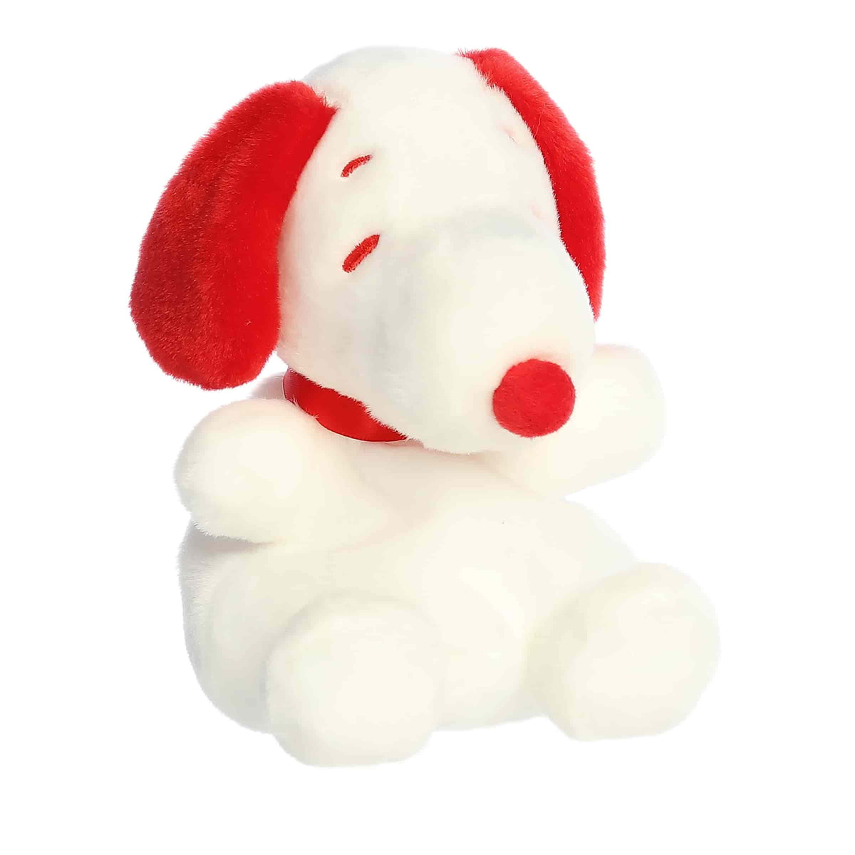 Aurora Palm Pals Valentine Snoopy Red White 5 inch Plush Stuffed Animal Toy