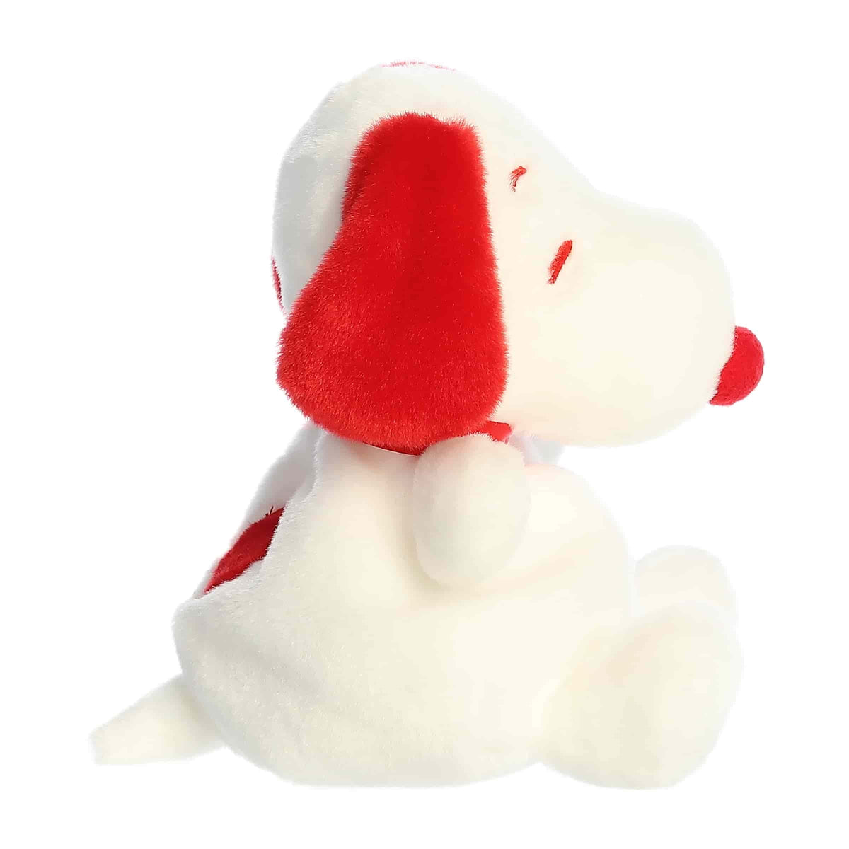 Aurora Palm Pals Valentine Snoopy Red White 5 inch Plush Stuffed Animal Toy