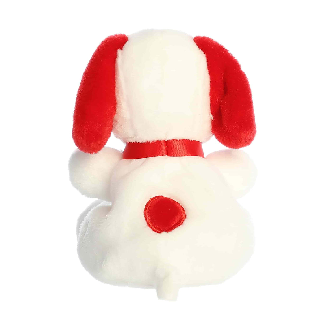 Aurora Palm Pals Valentine Snoopy Red White 5 inch Plush Stuffed Animal Toy