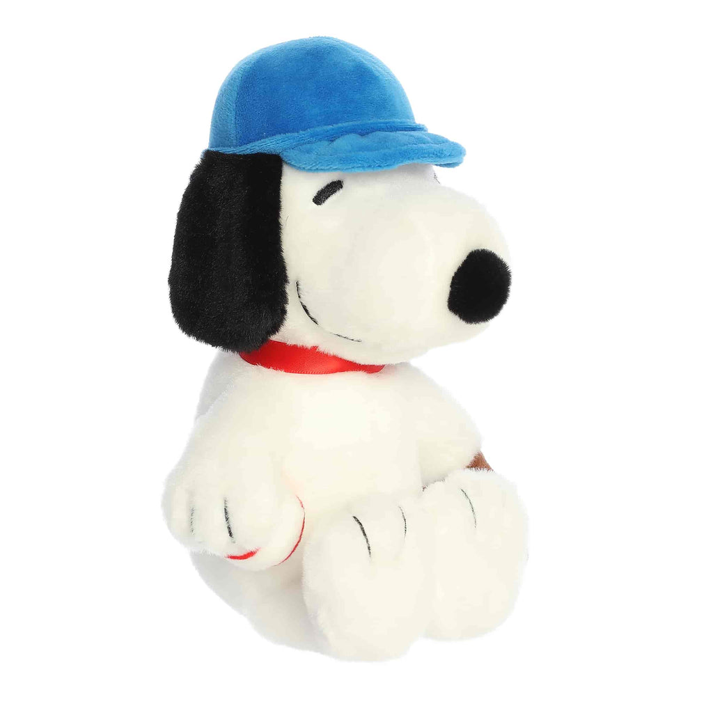 Aurora Peanuts Baseball Snoopy 8 inch Plush Stuffed Animal Toy