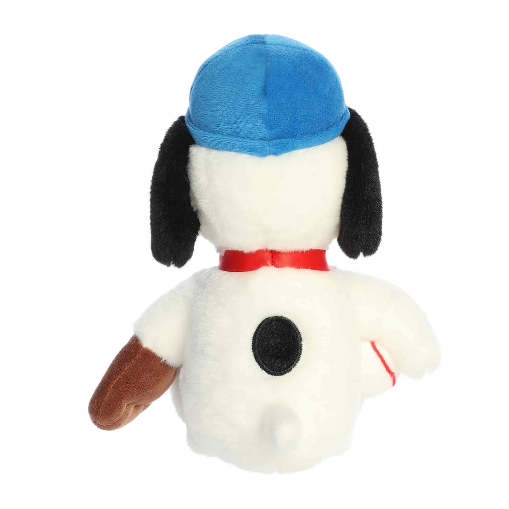 Aurora Peanuts Baseball Snoopy 8 inch Plush Stuffed Animal Toy