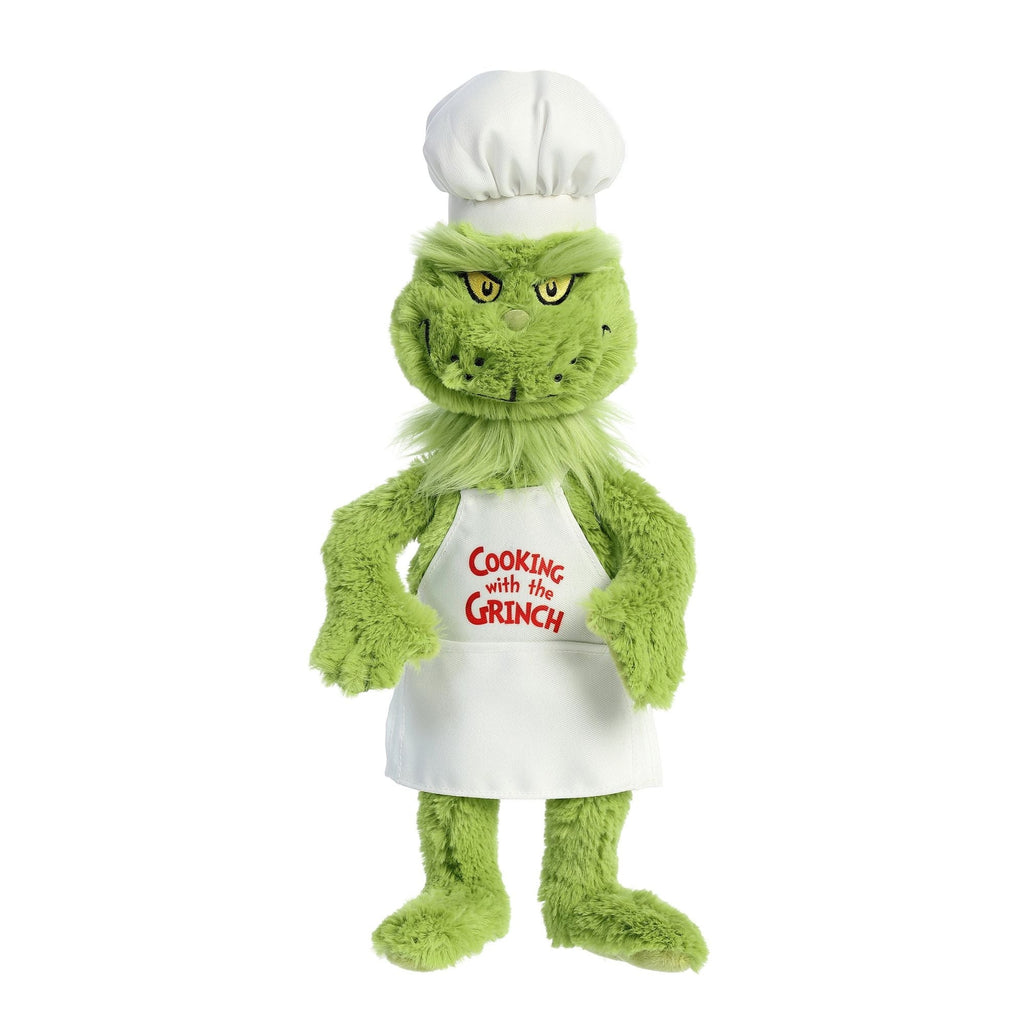 Aurora Dr. Seuss Chef Grinch Green 14 " 15993 Plush Stuffed Animal Toy
