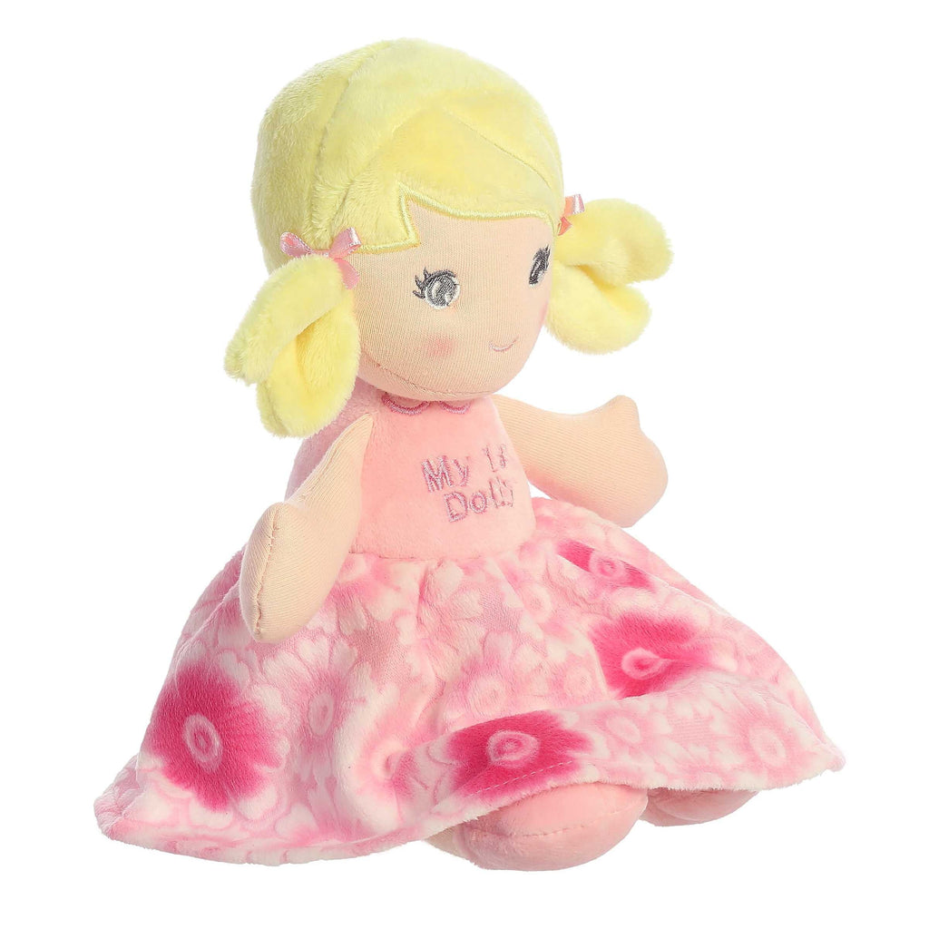 Aurora 12" Dolls First Doll (Blonde) Plush Stuffed Animal Toy #23181