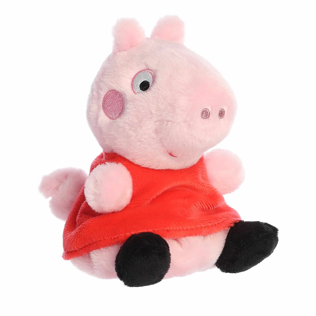 Aurora Palm Pals Peppa Pig 5 inch Plush Stuffed Animal Toy #44402