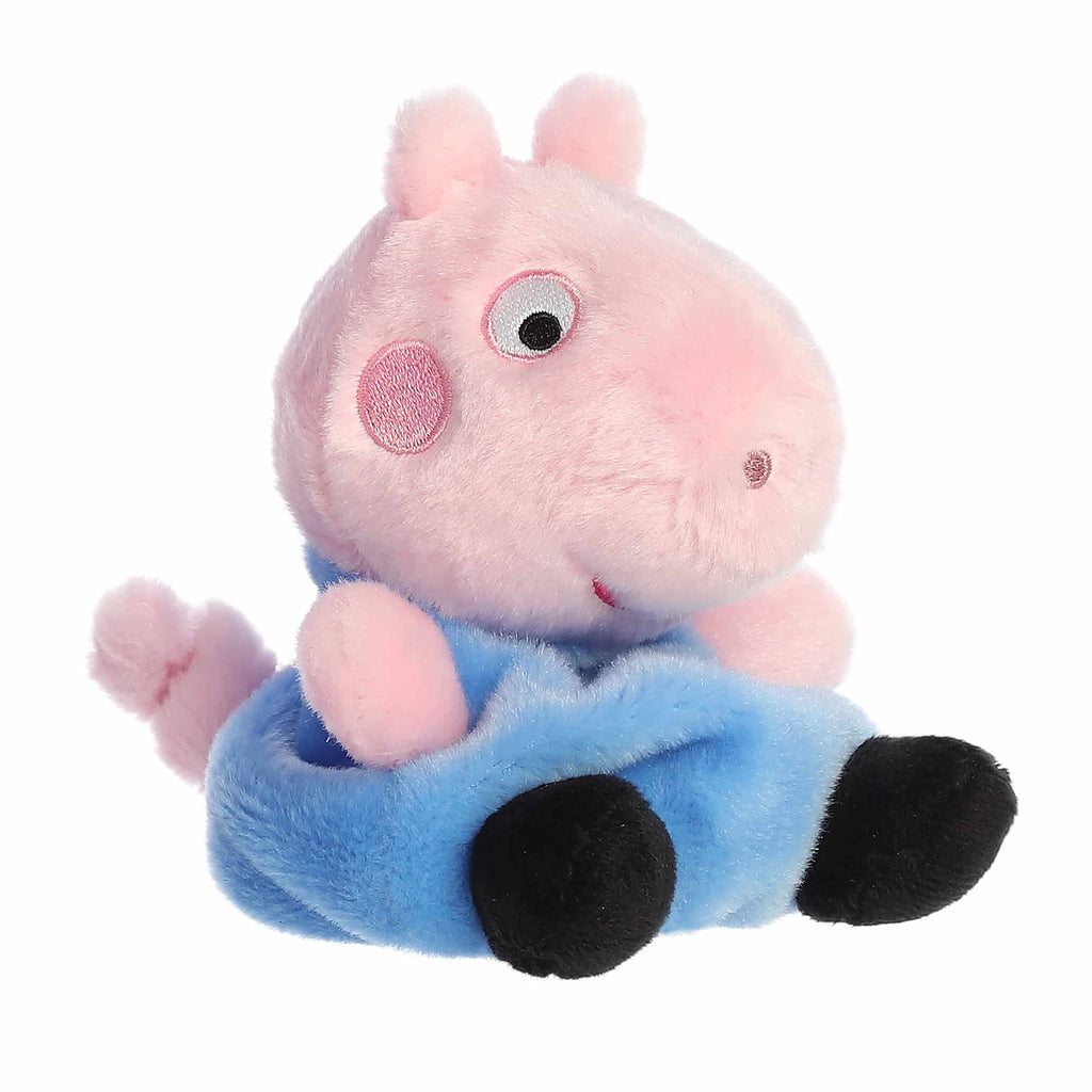 Aurora Peppa Pig Palm Pals George Pig 5 inch Plush Stuffed Animal Toy #44405