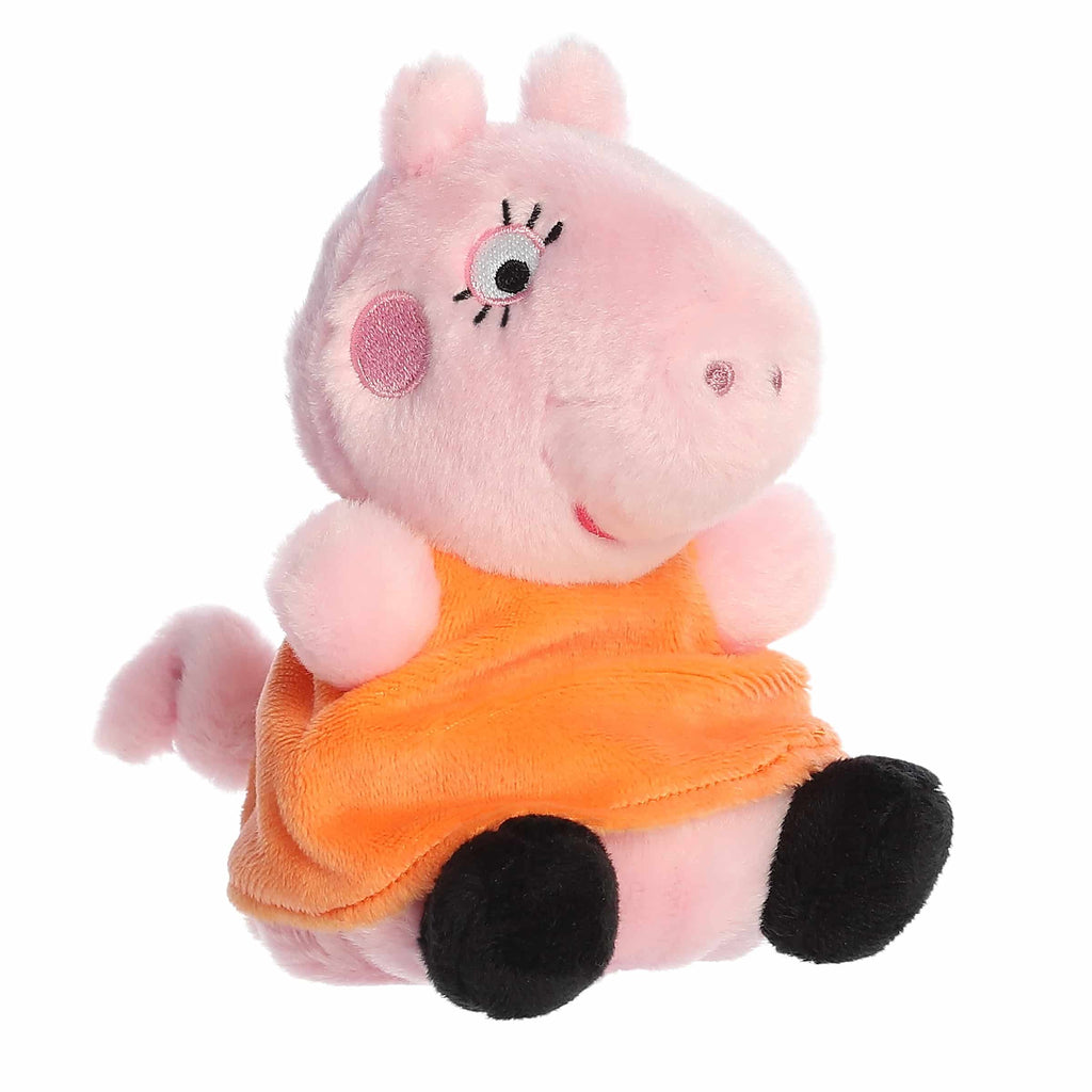 Aurora Peppa Pig Palm Pals Mummy Pig 5 inch Plush Stuffed Animal Toy #44406