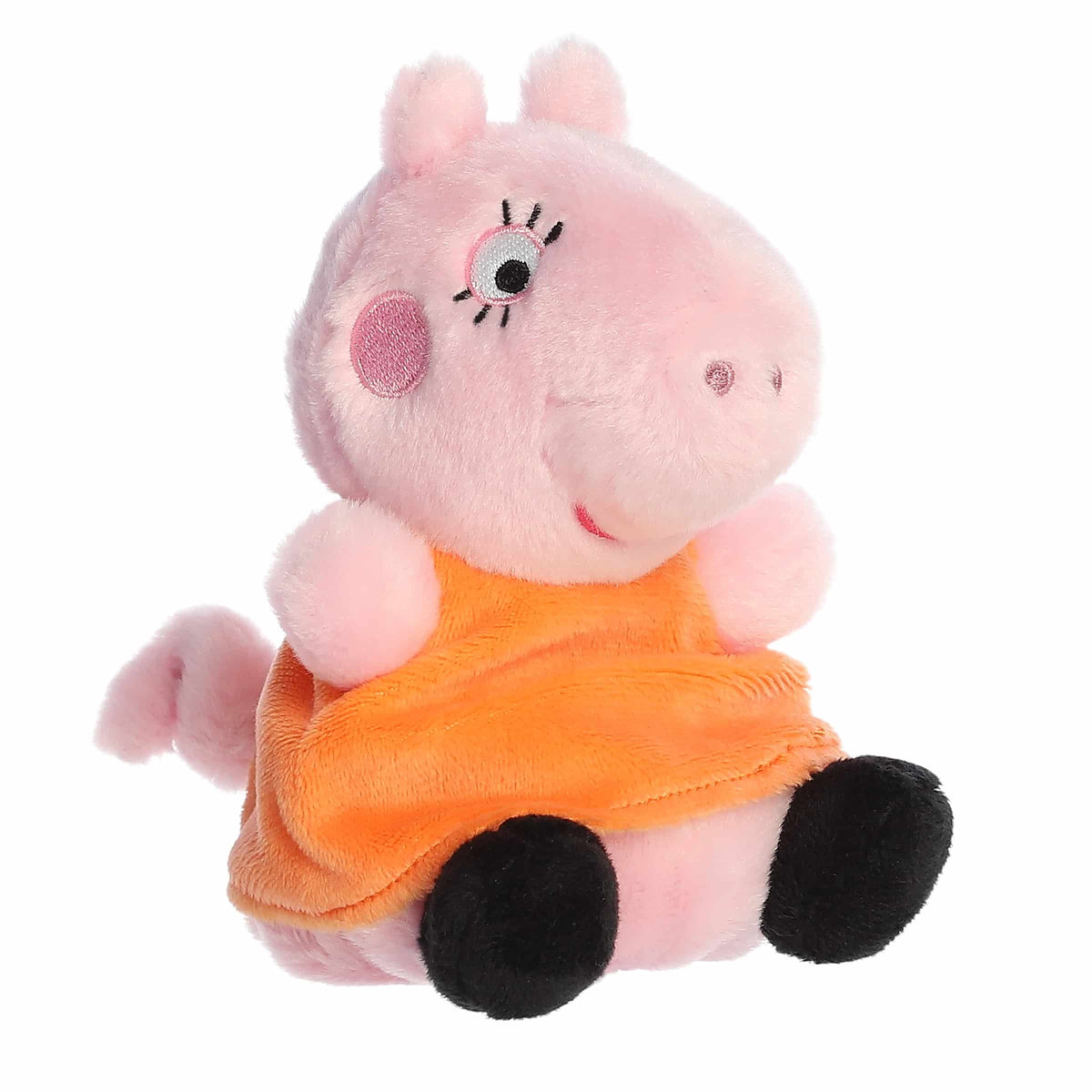Aurora Peppa Pig Palm Pals Mummy Pig 5 inch Plush Stuffed Animal Toy #44406