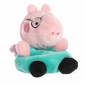 Aurora Peppa Pig Palm Pals Daddy Pig 5 inch Plush Stuffed Animal Toy #44407