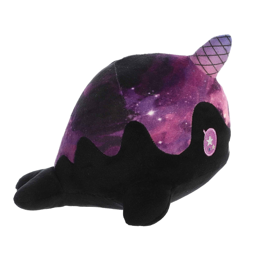 Aurora Tasty Peach Space Nomwhals - Galaxy 7 inch Plush Stuffed Animal Toy