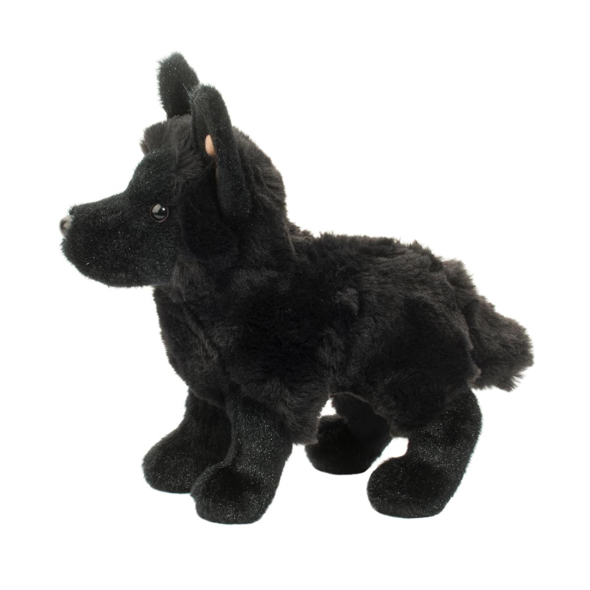Douglas Cuddle Harko Black German Shepherd 8" Plush Stuffed Animal Toy #3979