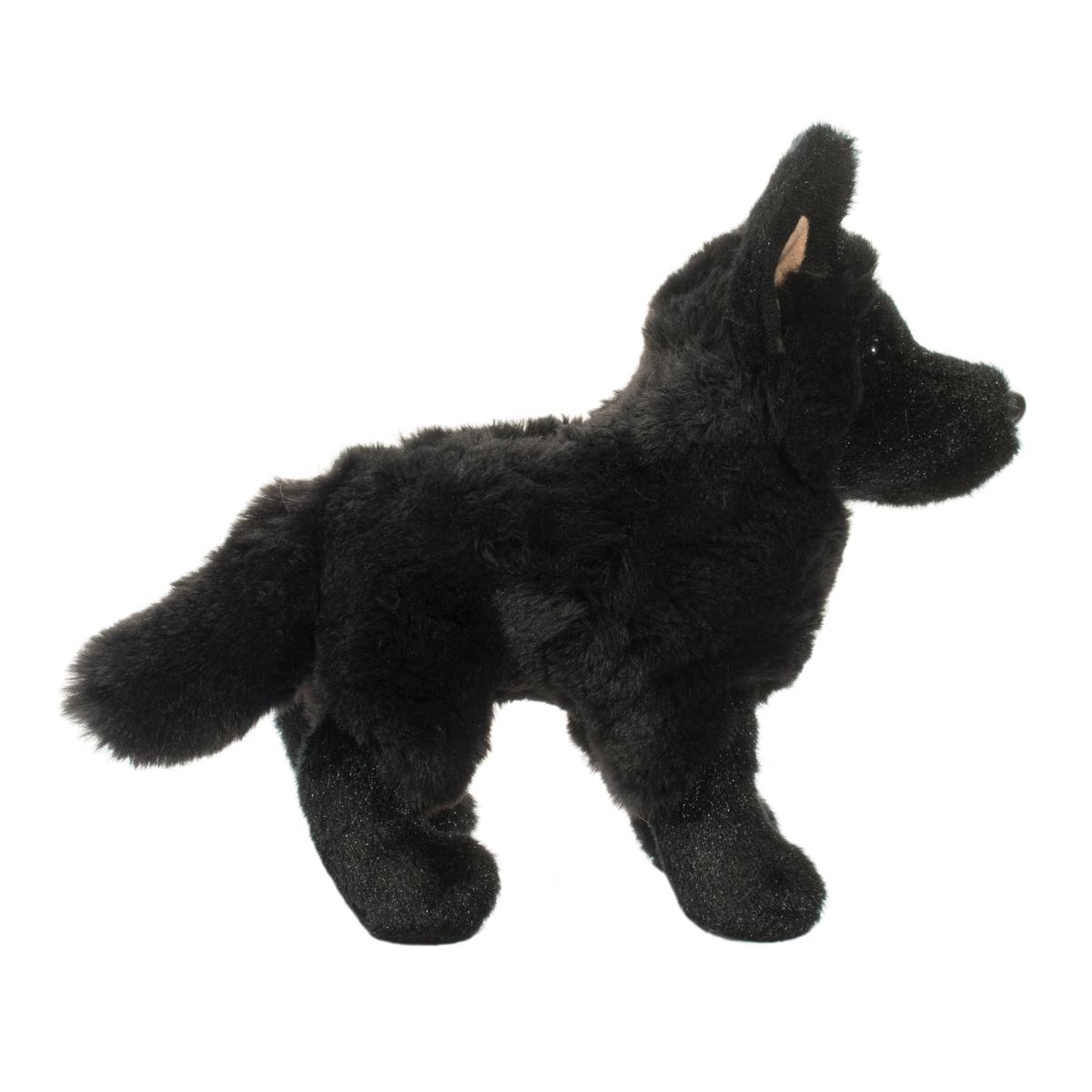 Douglas Cuddle Harko Black German Shepherd 8" Plush Stuffed Animal Toy #3979