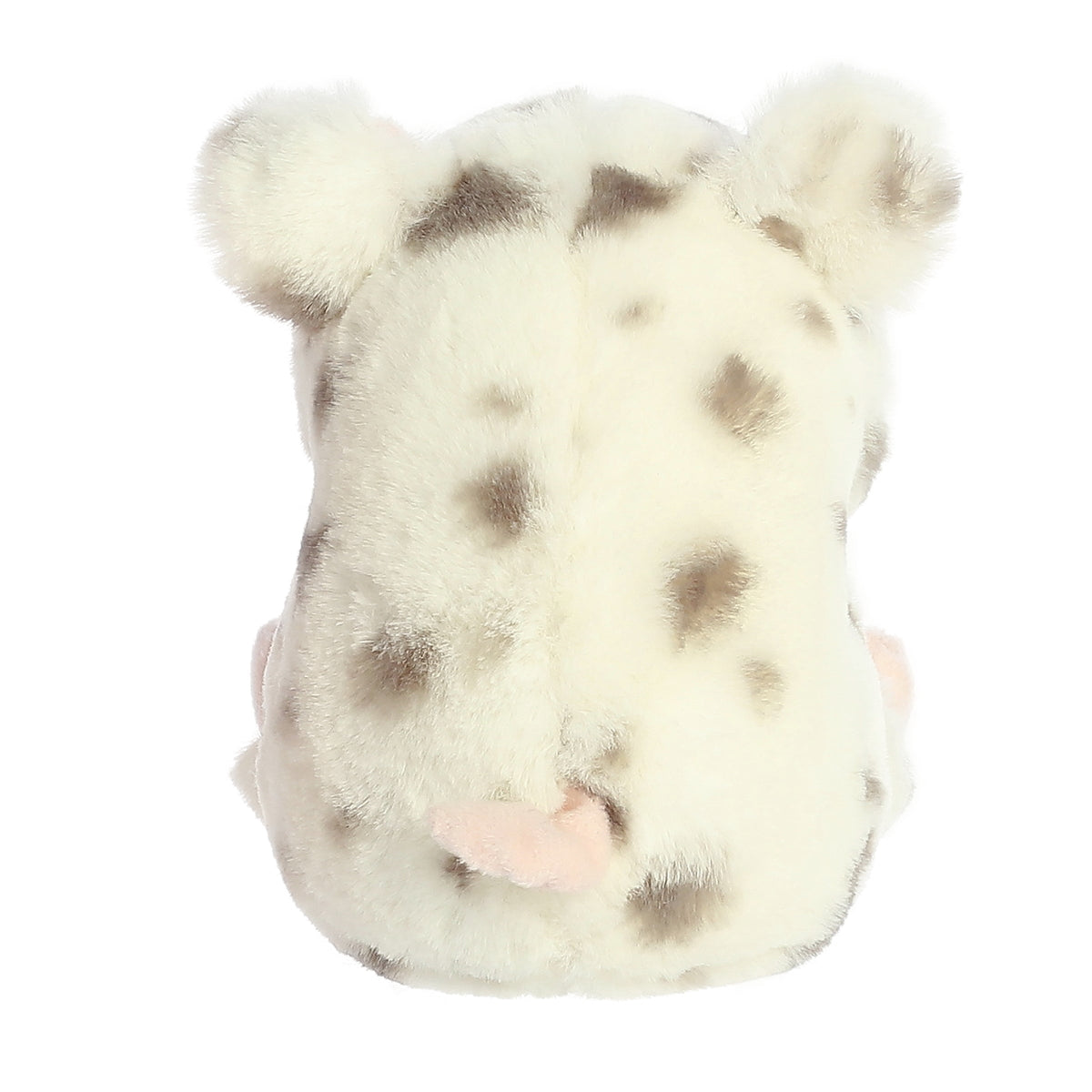Aurora Round Rolly Pet Periwinkle Pig White 5 " 16991 Plush Stuffed Animal Toy