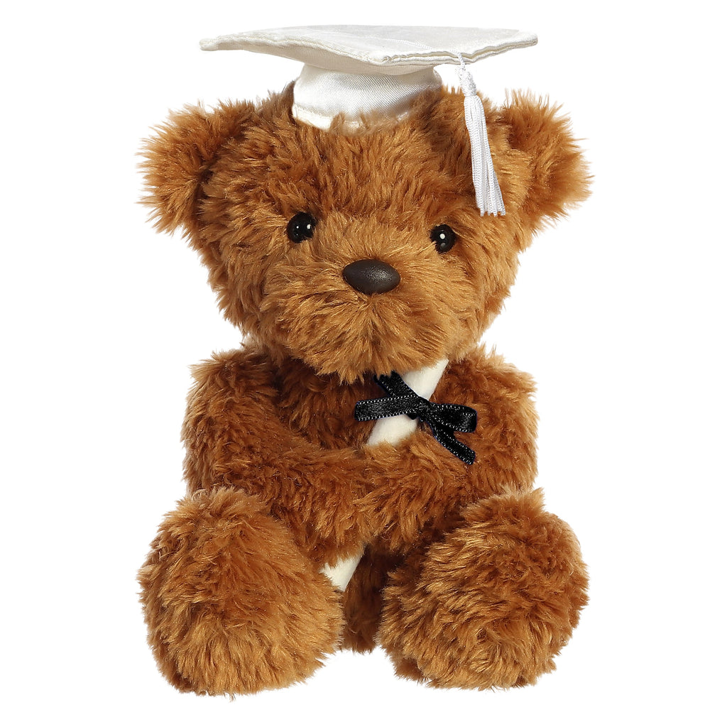 Aurora 8.5" Wagner Bear Graduation - Cap Brown 08705 Plush Stuffed Animal Toy