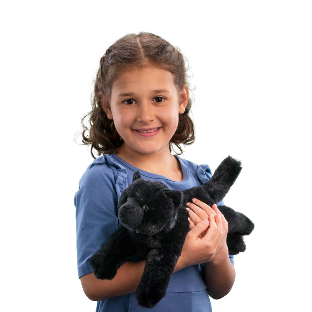 Douglas Cuddle Tug Black Cat 15" Plush Stuffed Animal Toy #4507