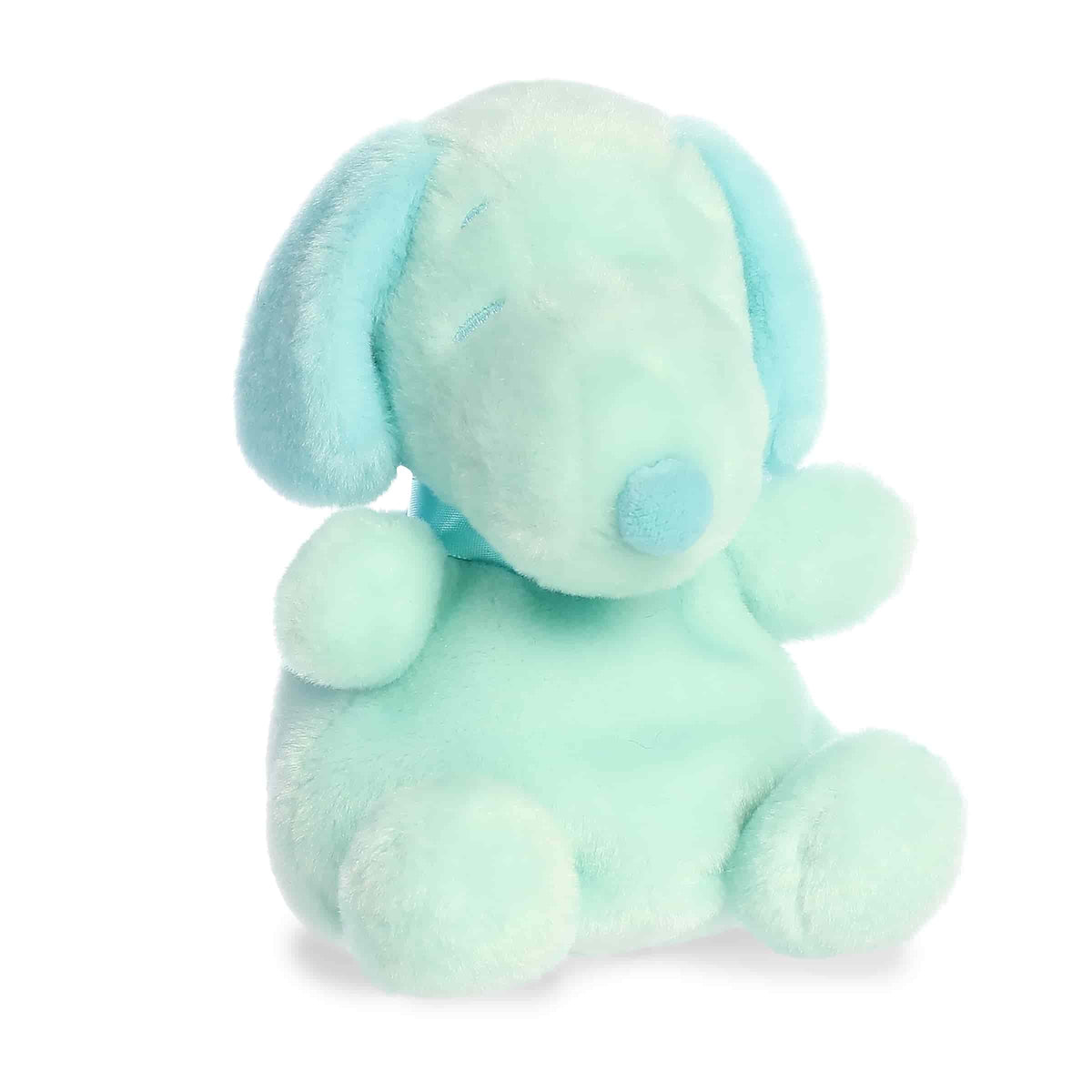Spring Snoopy Teal Palm Pals plush detail