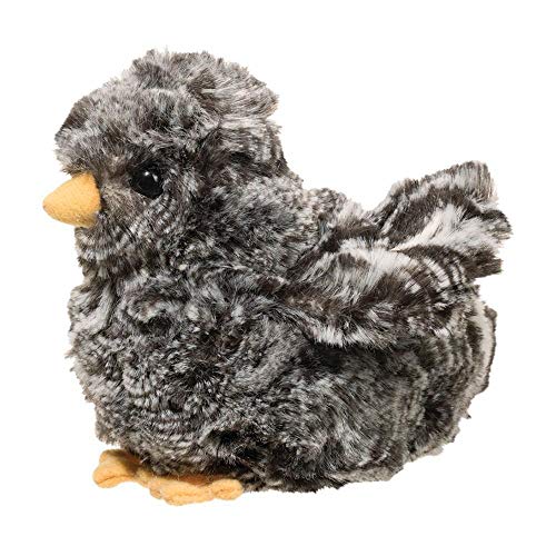 Douglas Cuddle Black Multi Chick 4" Plush Stuffed Animal Toy #1515